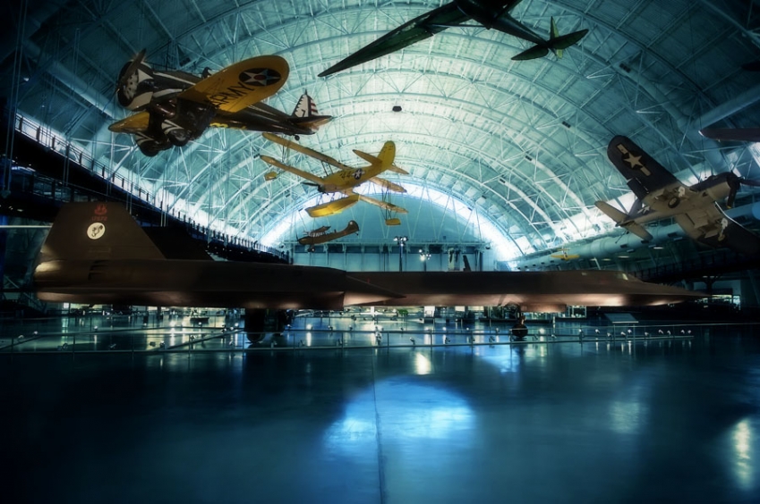 The Boeing Aviation Hangar in the Stephen F. Udvar-Hazy Center
