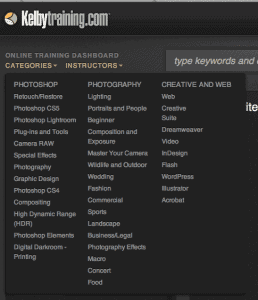 Kelby Training Categories