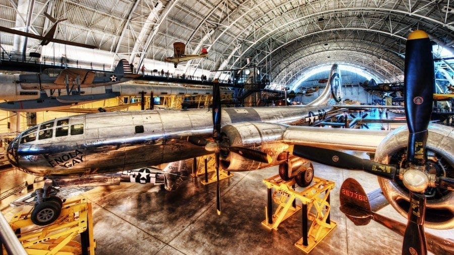 Enola Gay in the National Air & Space Museum