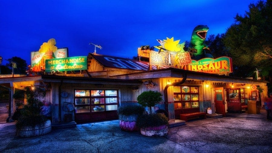Merchandise of Extinction HDR at Night