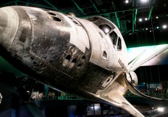 Space Shuttle Atlantis Exhibit at Kennedy Space Center