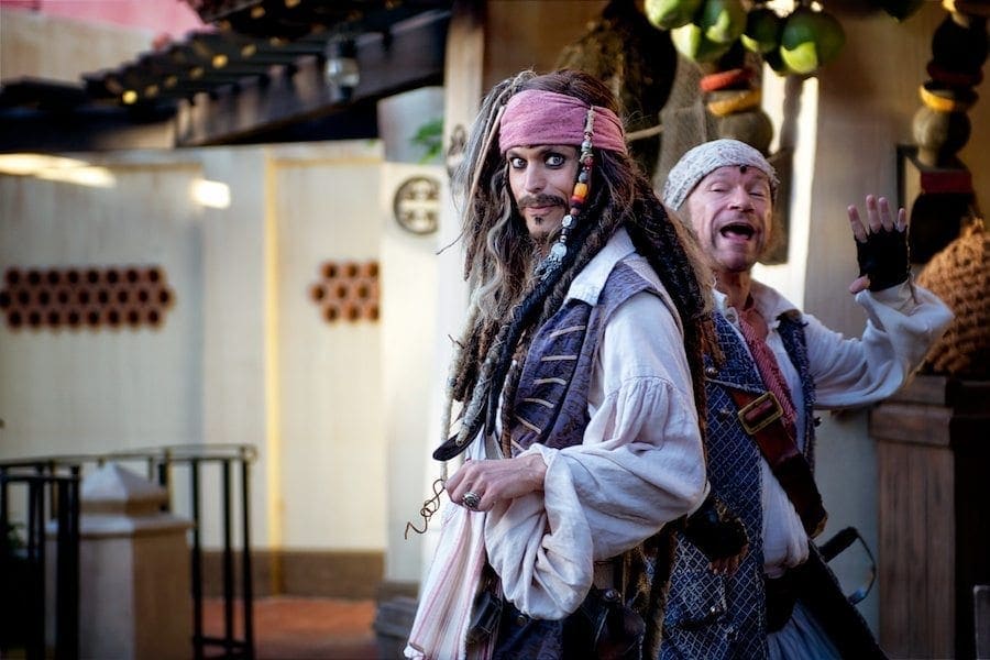 Captain Jack Sparrow at Walt Disney World