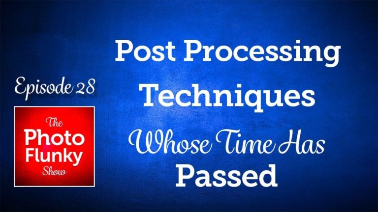 Post Processing Techniques Whose Time Has Passed