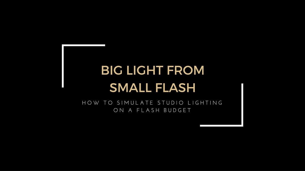 BIG LIGHT from small flashes