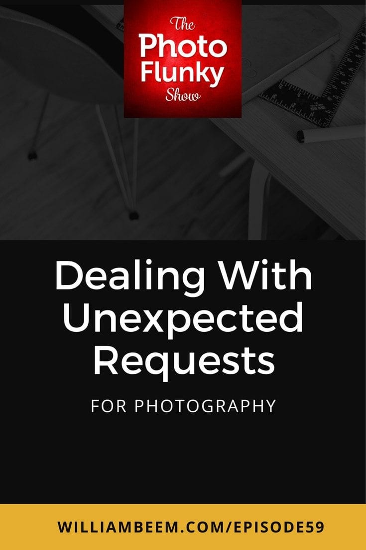 How to Deal with Unexpected Requests for Photography