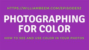 Photographing for color