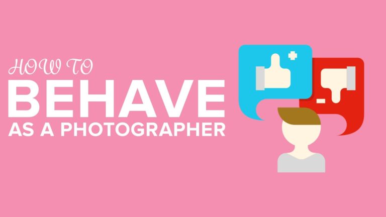 How to Behave as a Photographer