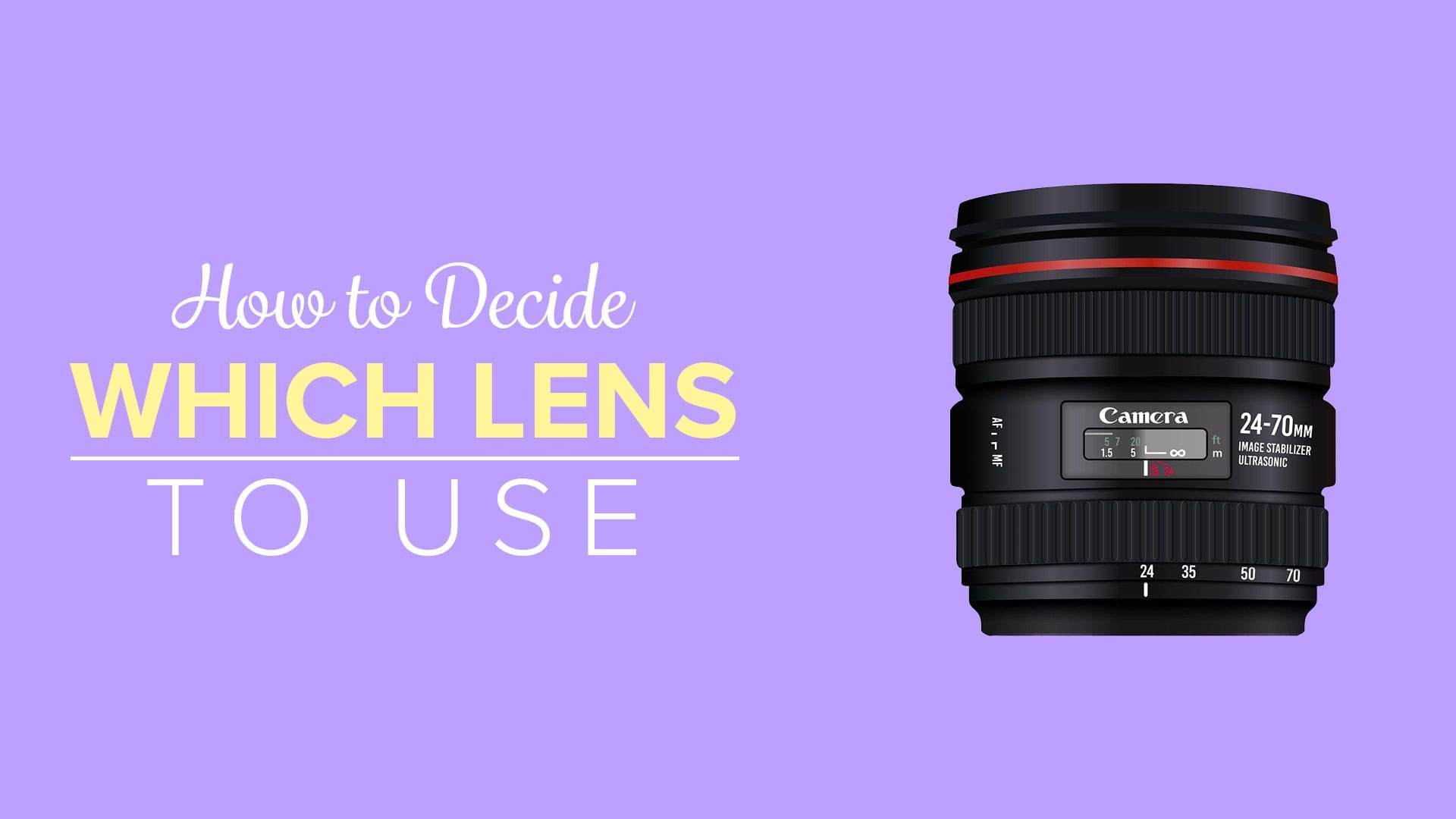 How to Decide Which Lens to Use