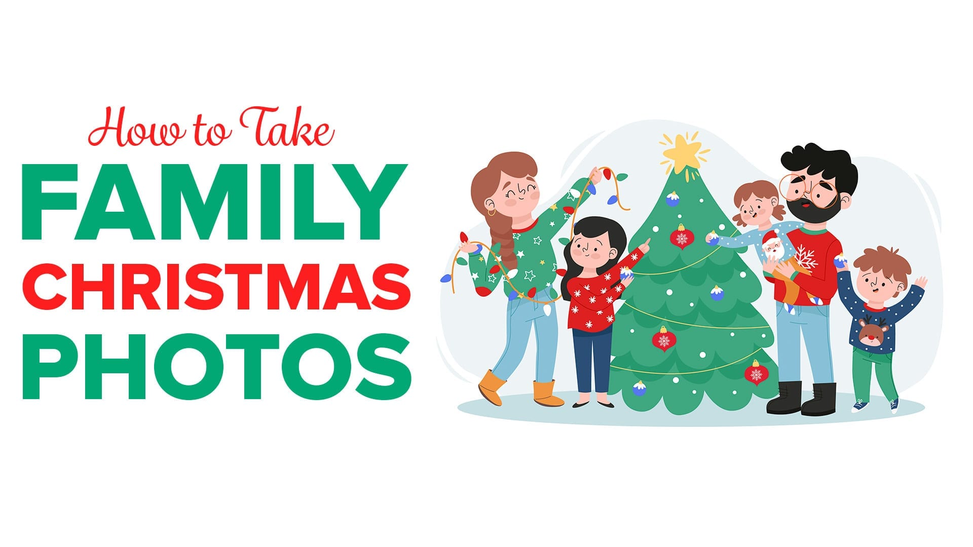 How to Take Family Christmas Photos