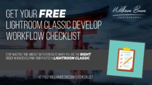 WBP Lightroom Classic Develop Workflow Checklist