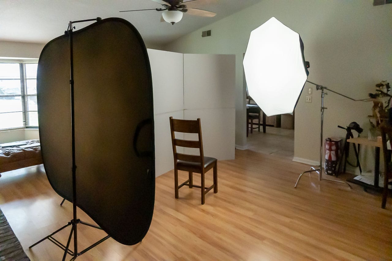 How to create a home studio for portraits