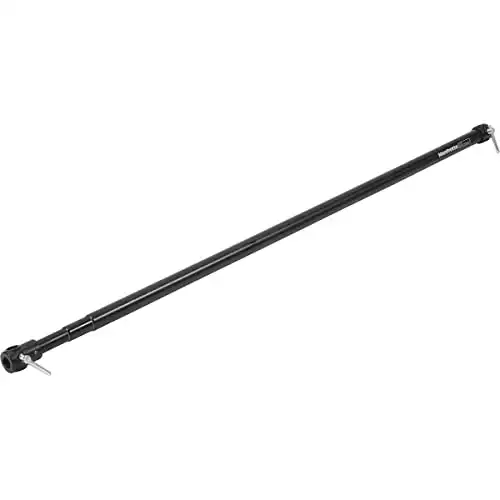 Manfrotto 272B Black Aluminum Three-Section Background Support, Extends 3.7