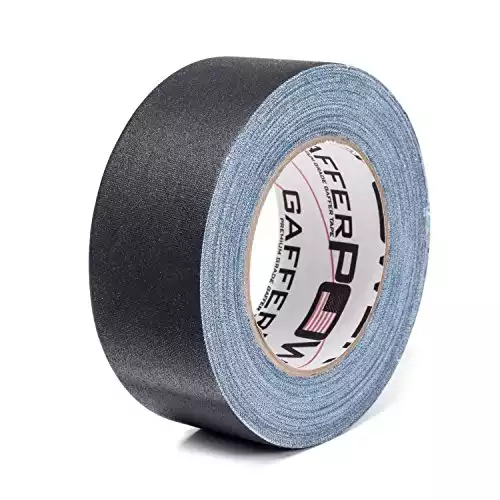 Pro Gaff Gaffers Tape 1 and 2 inch widths, 17 colors available, 1 inch,  Olive Drab 