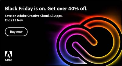 Adobe Creative Cloud Black Friday 2022