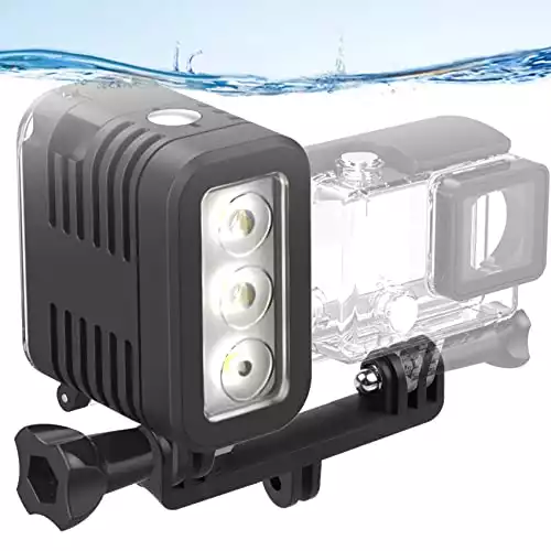 HONGDAK Waterproof Dive Light for GoPro