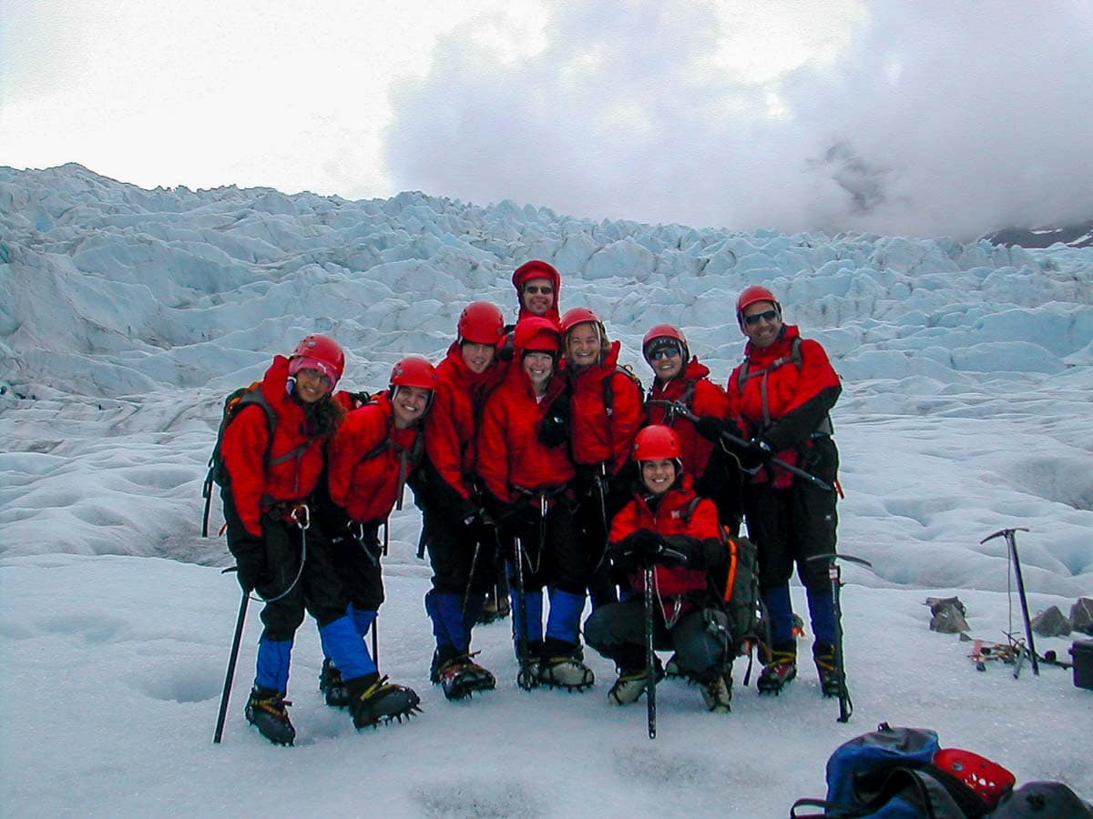 Group Photo on the glacier