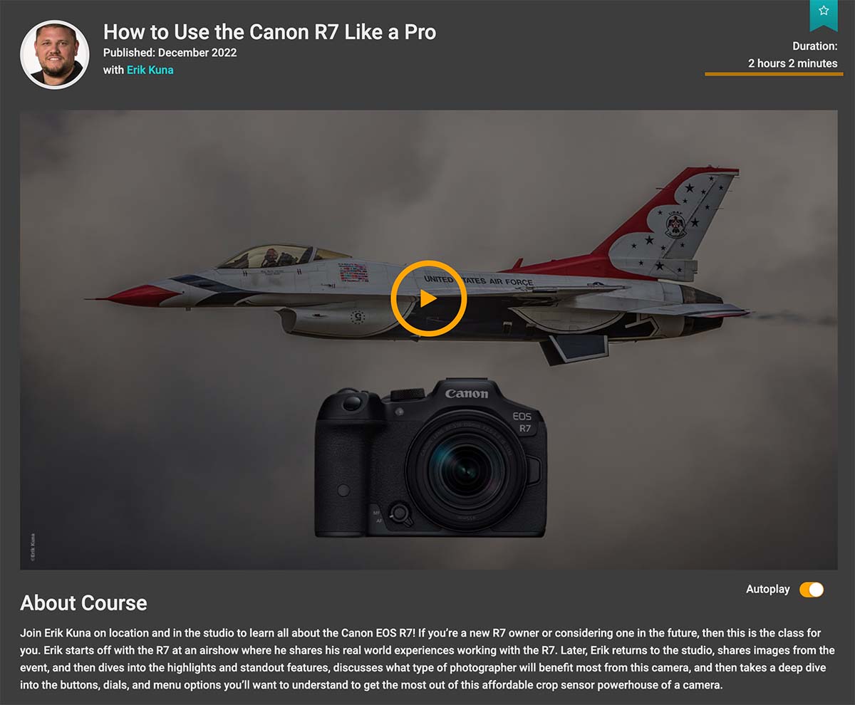 KelbyOne Review - How to Use Canon R7