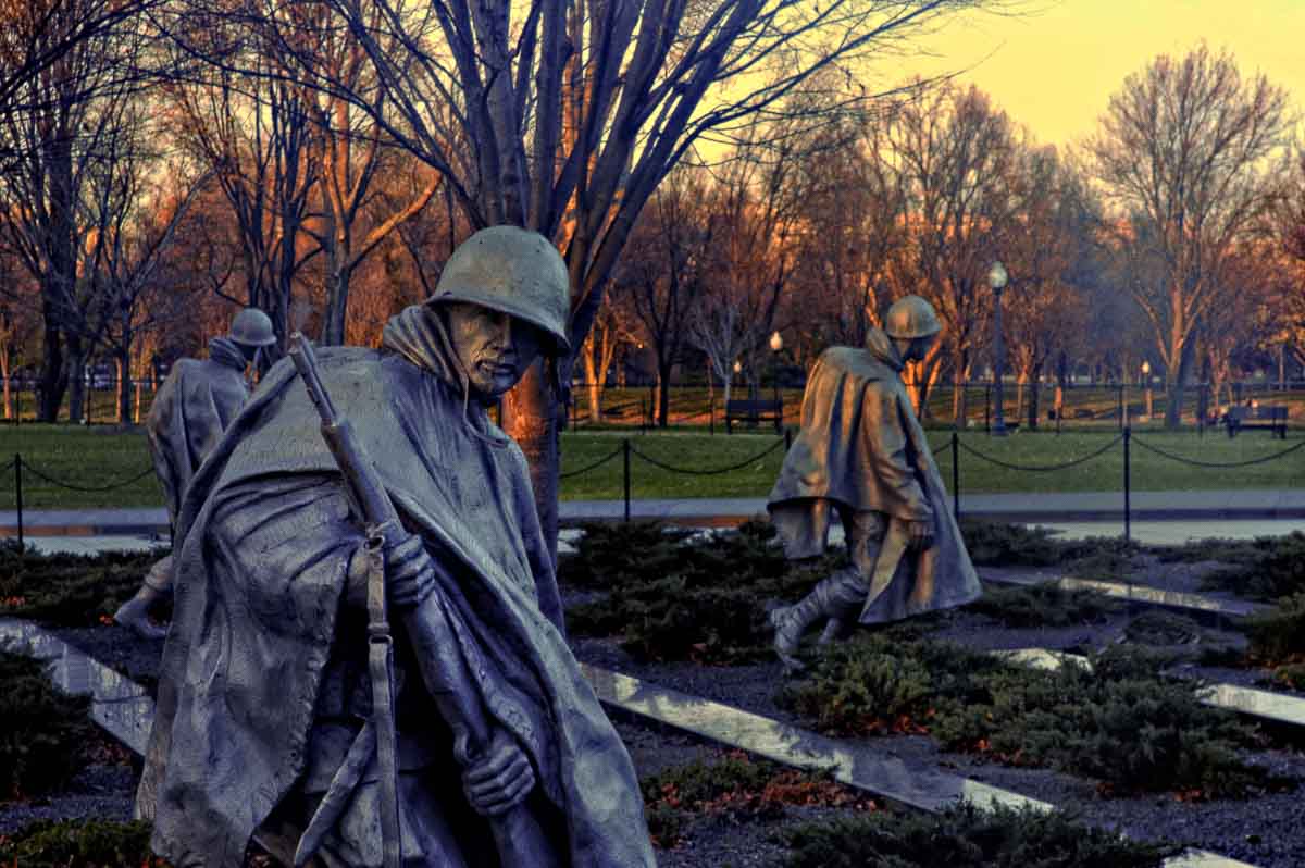 Korean War Memorial in Washington D.C.