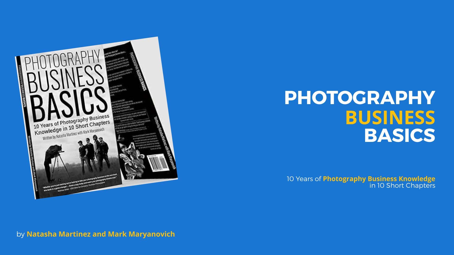 Photography Business Basics - Book Cover
